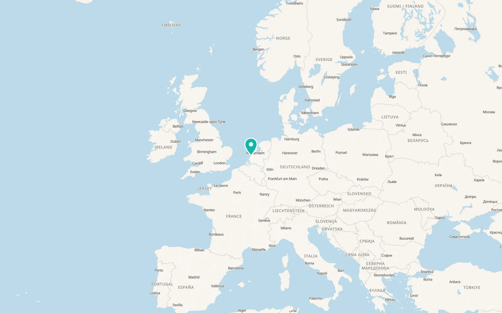 Map of The Hague