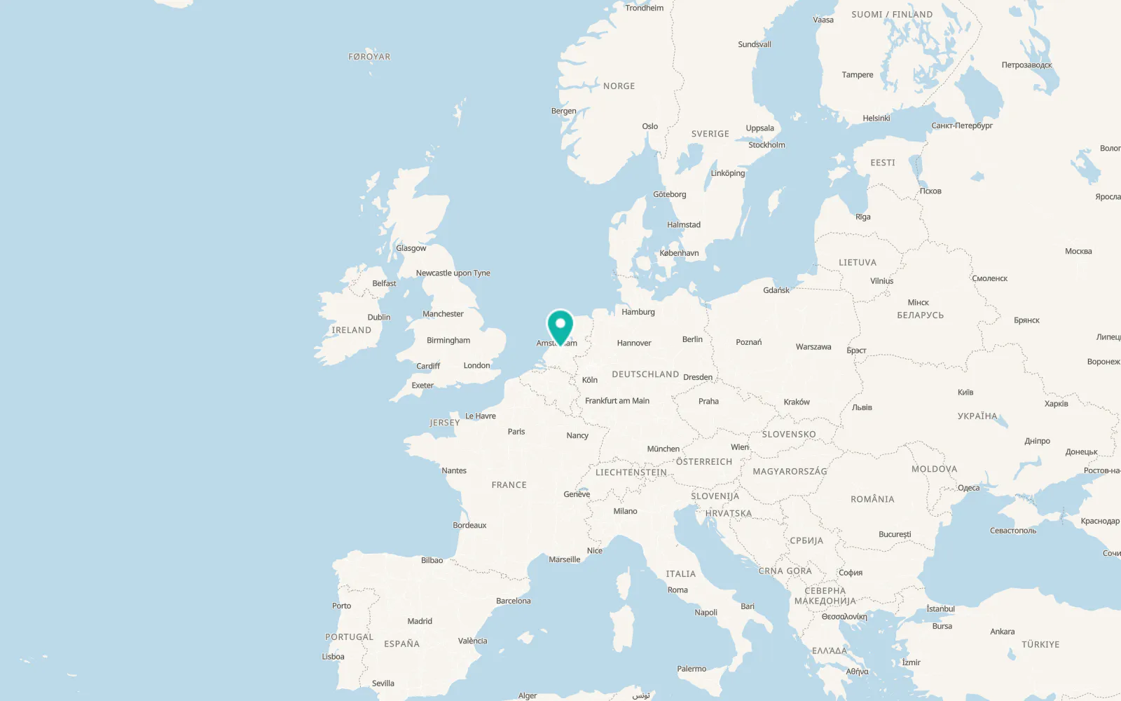 Map of Utrecht