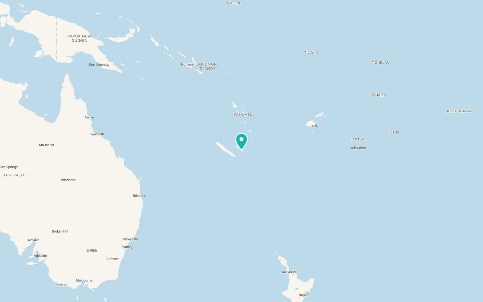 Map of Tadine