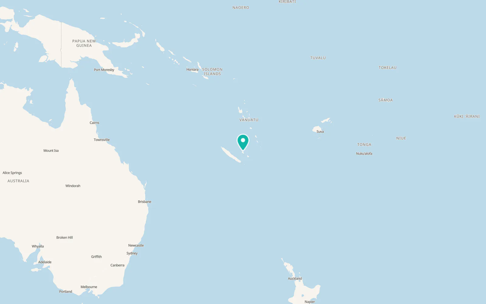 Map of Wé