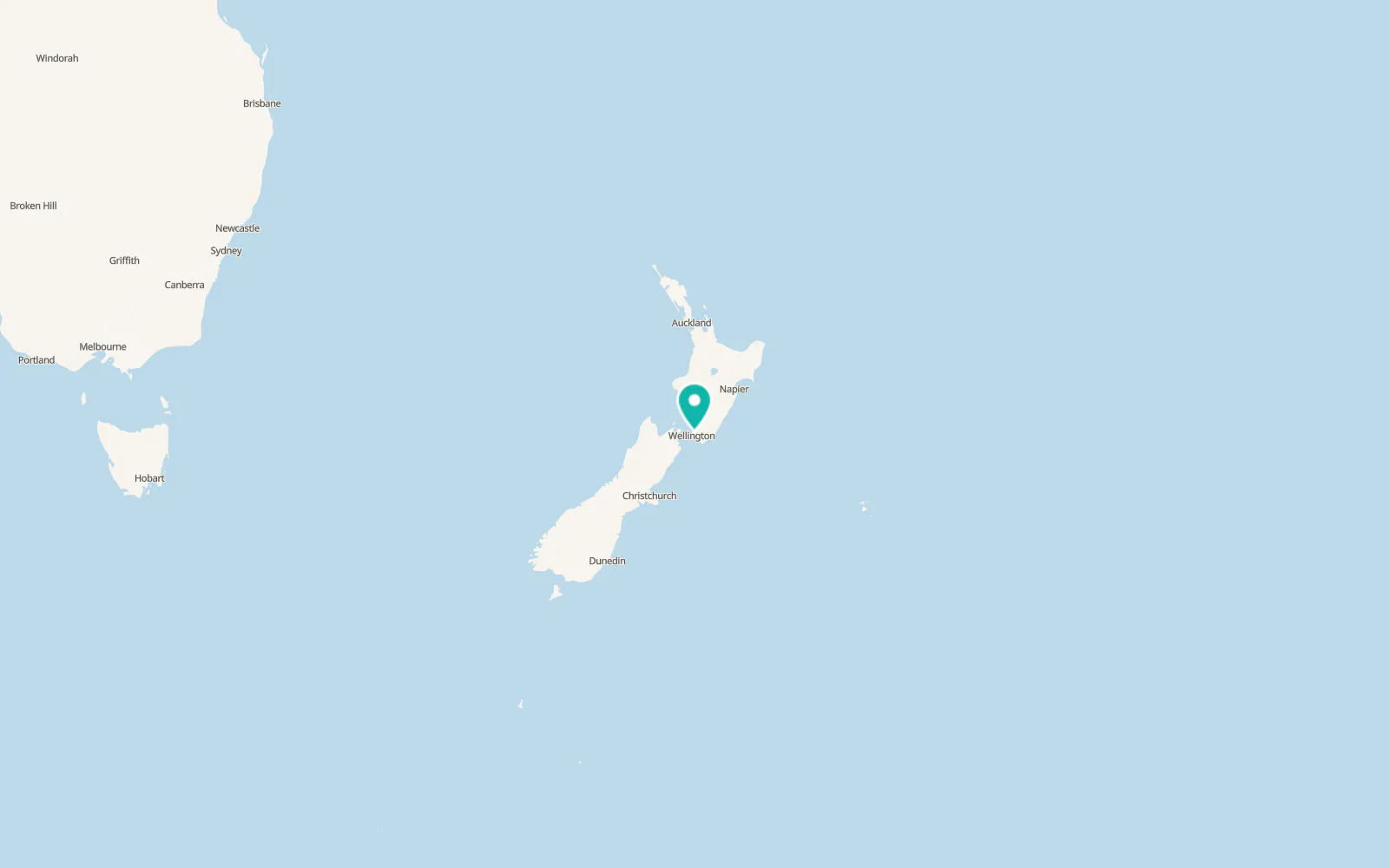 Map of Lower Hutt