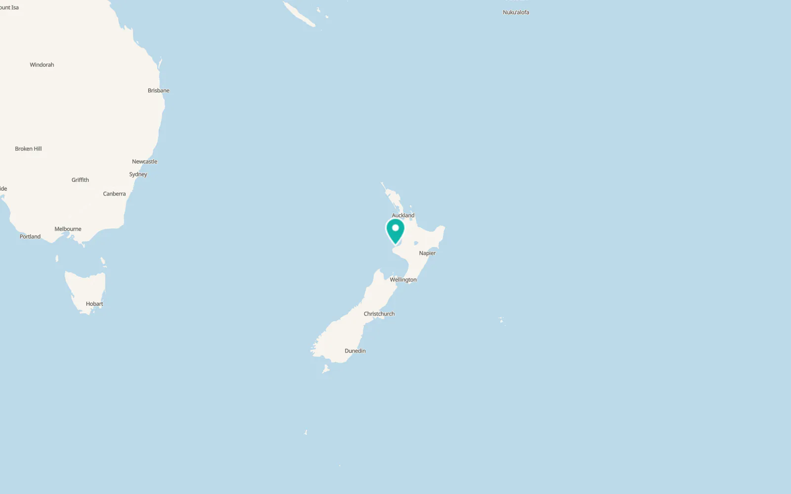 Map of New Plymouth