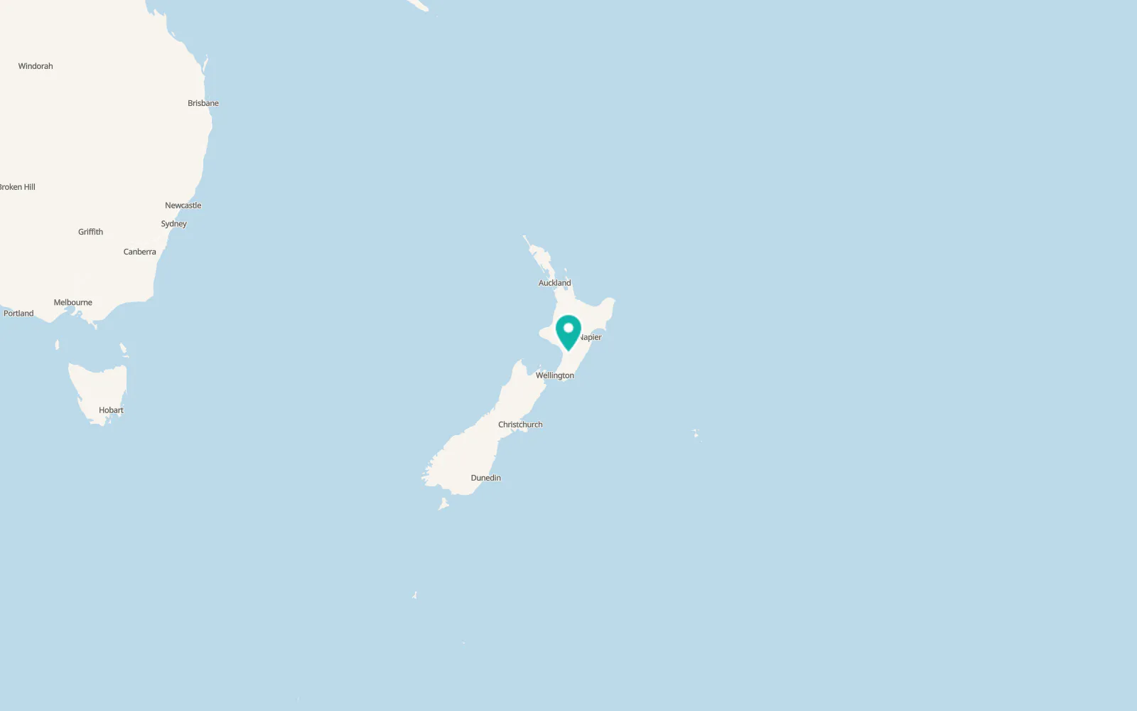 Map of Palmerston North