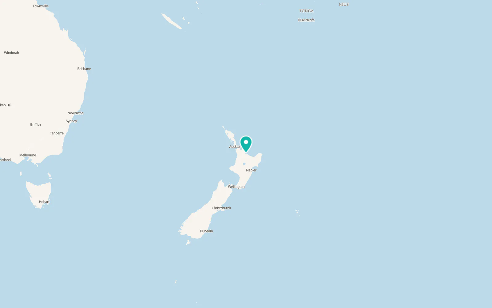 Map of Tauranga