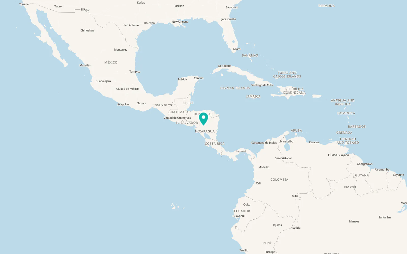 Map of Jinotega