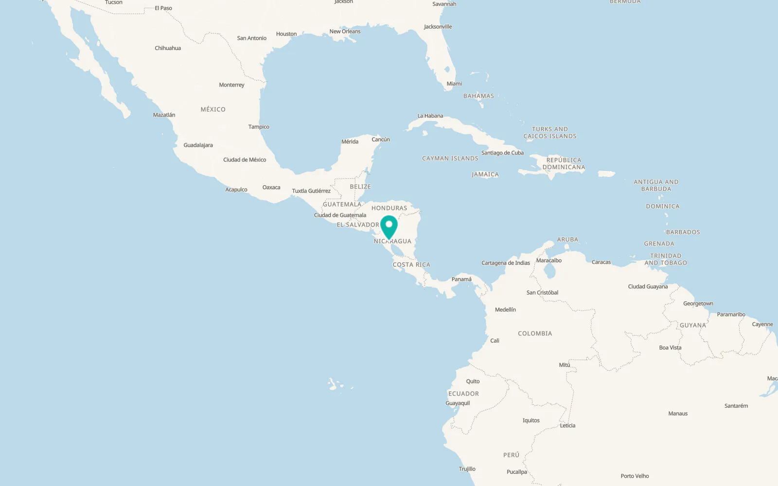 Map of Tipitapa