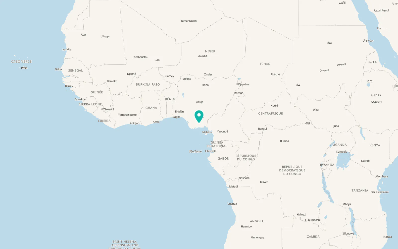 Map of Aba