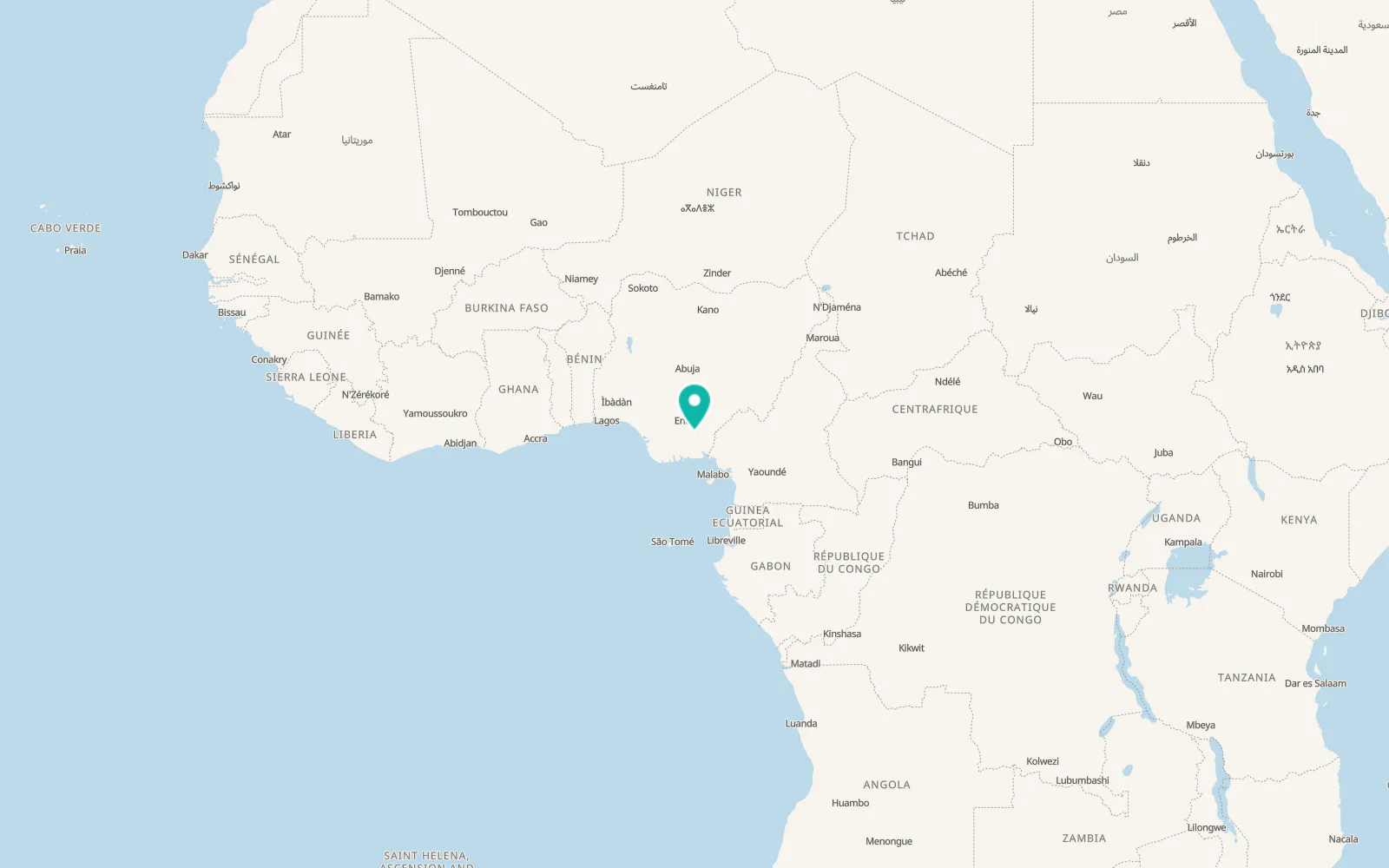 Map of Amaigbo