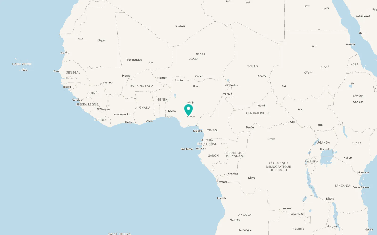 Map of Awka