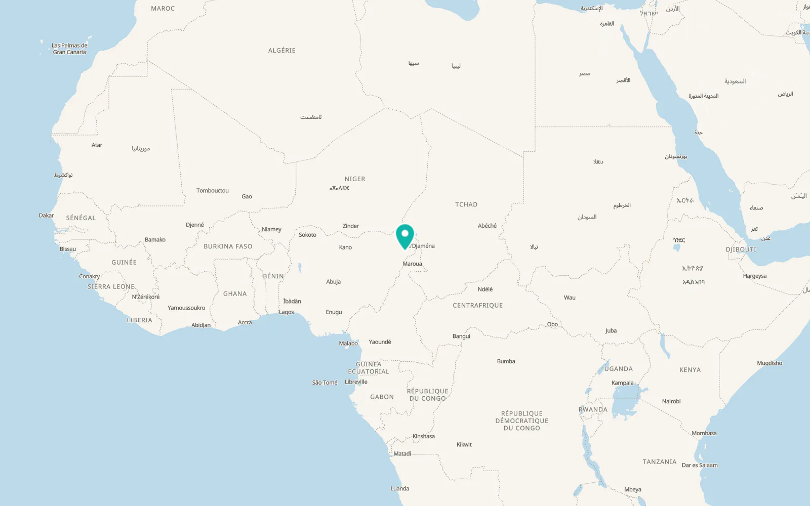 Map of Bama