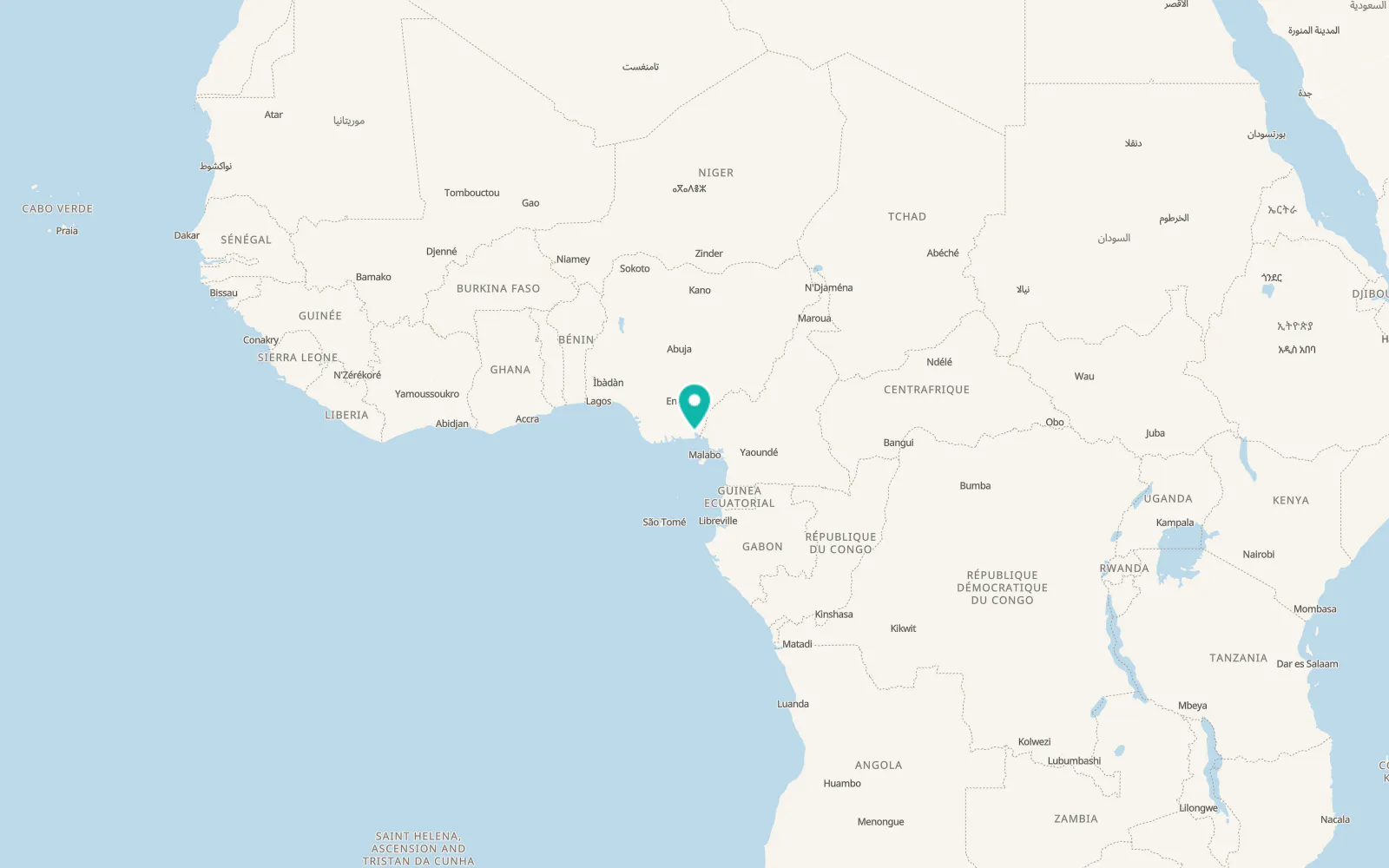 Map of Esuk Oron