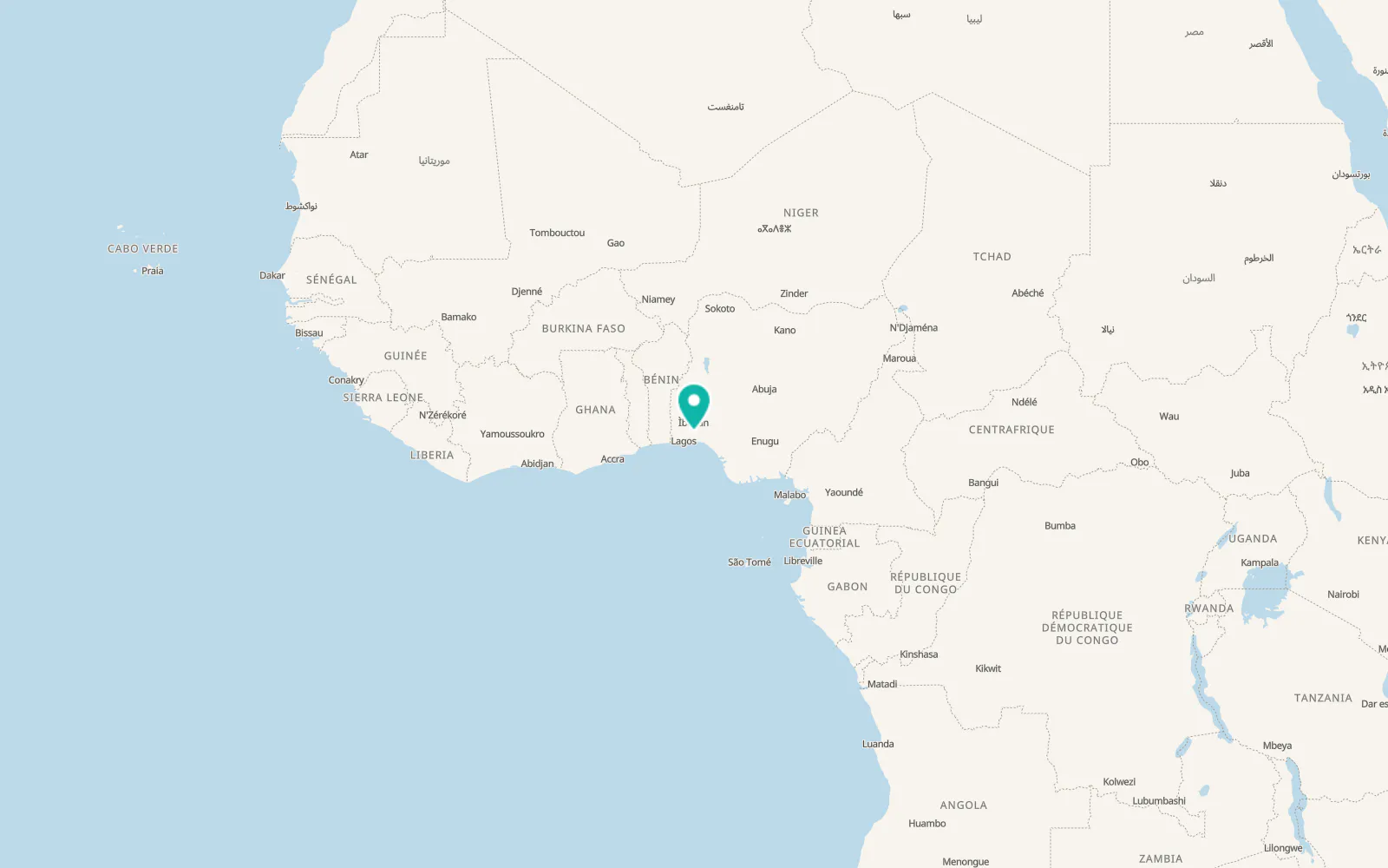 Map of Ijebu Ode