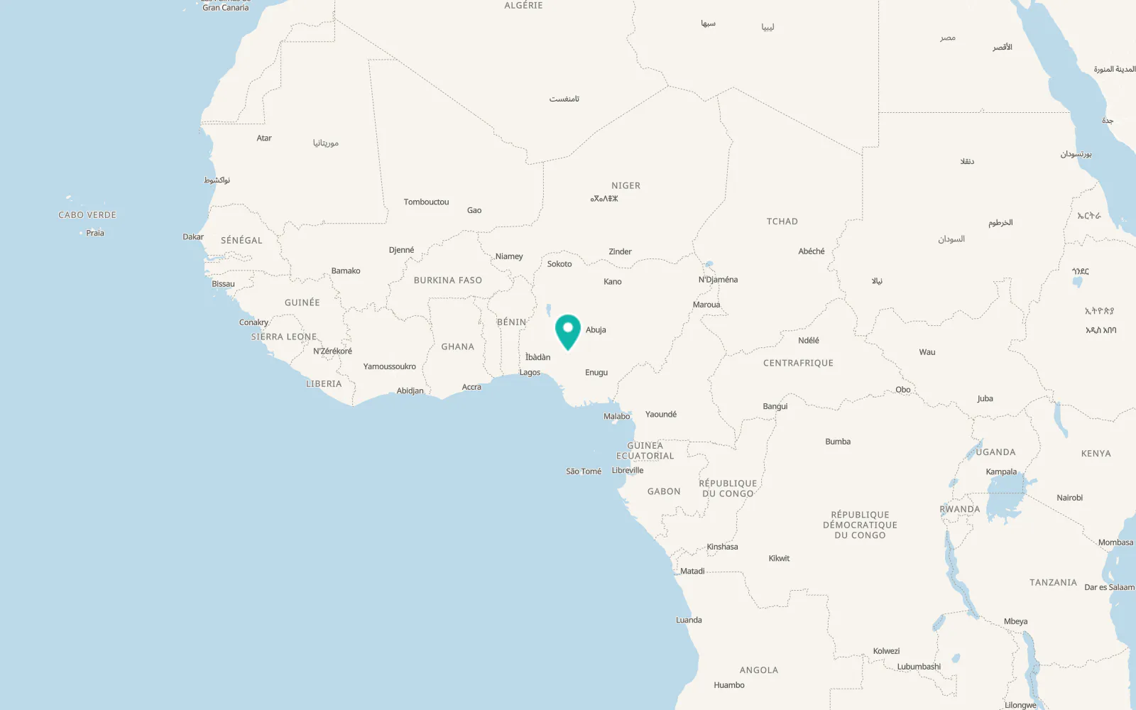 Map of Ikare