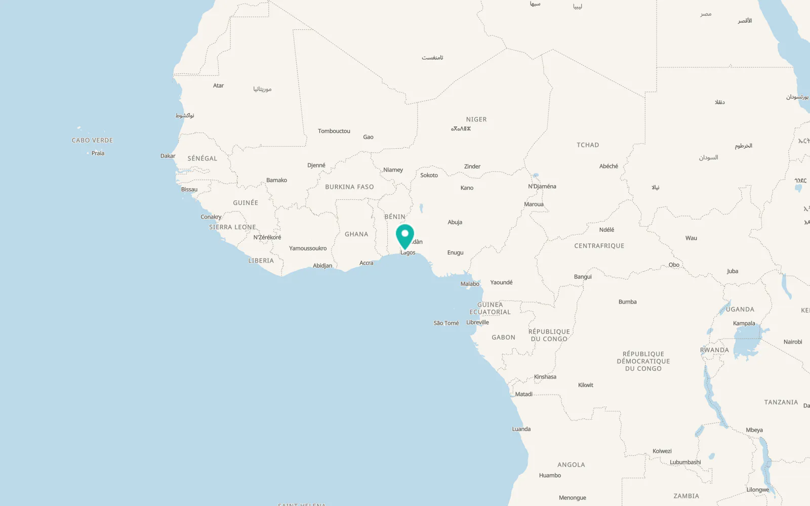 Map of Irewe