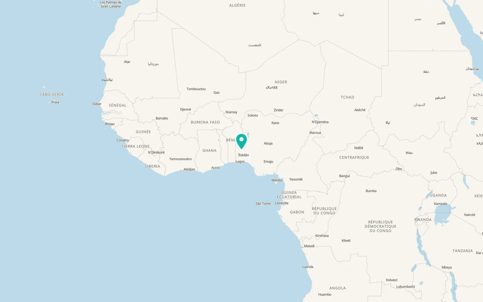Map of Iseyin