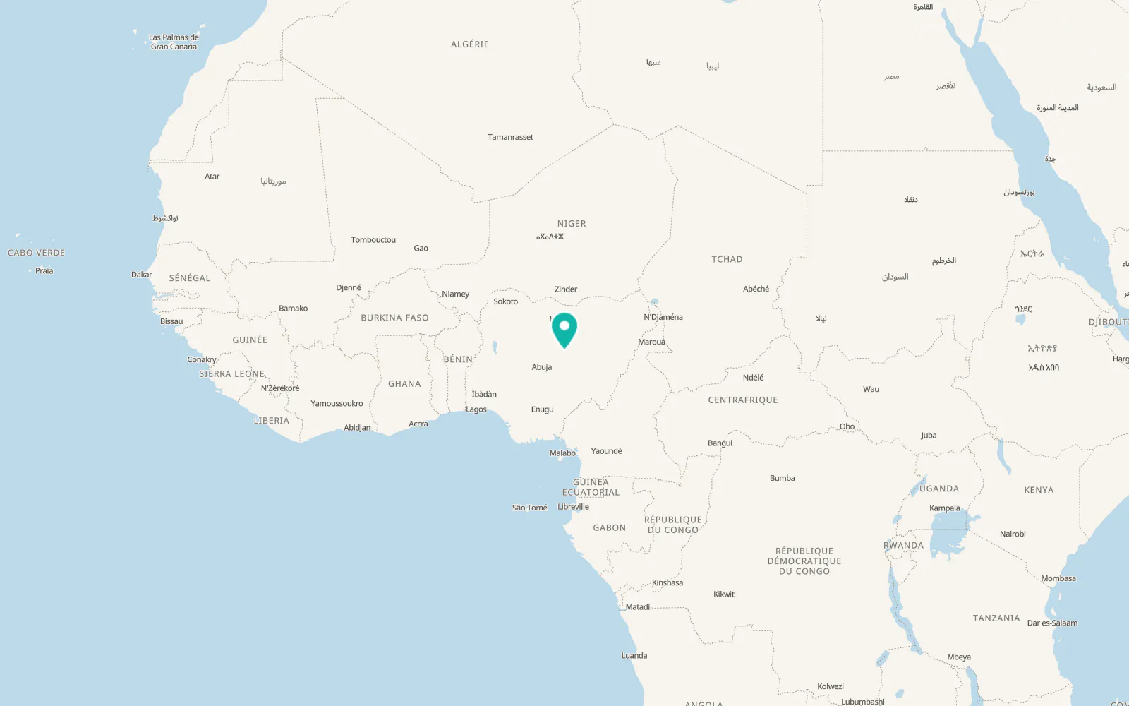 Map of Jos