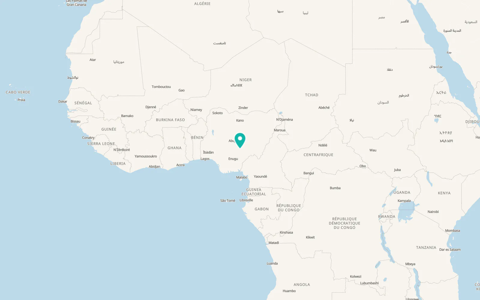 Map of Makurdi