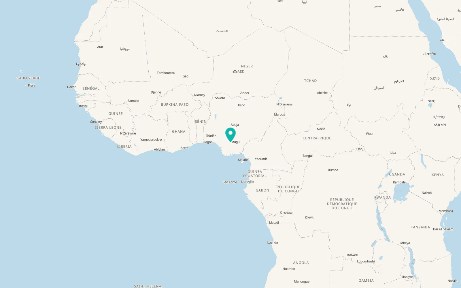 Map of Nkpor