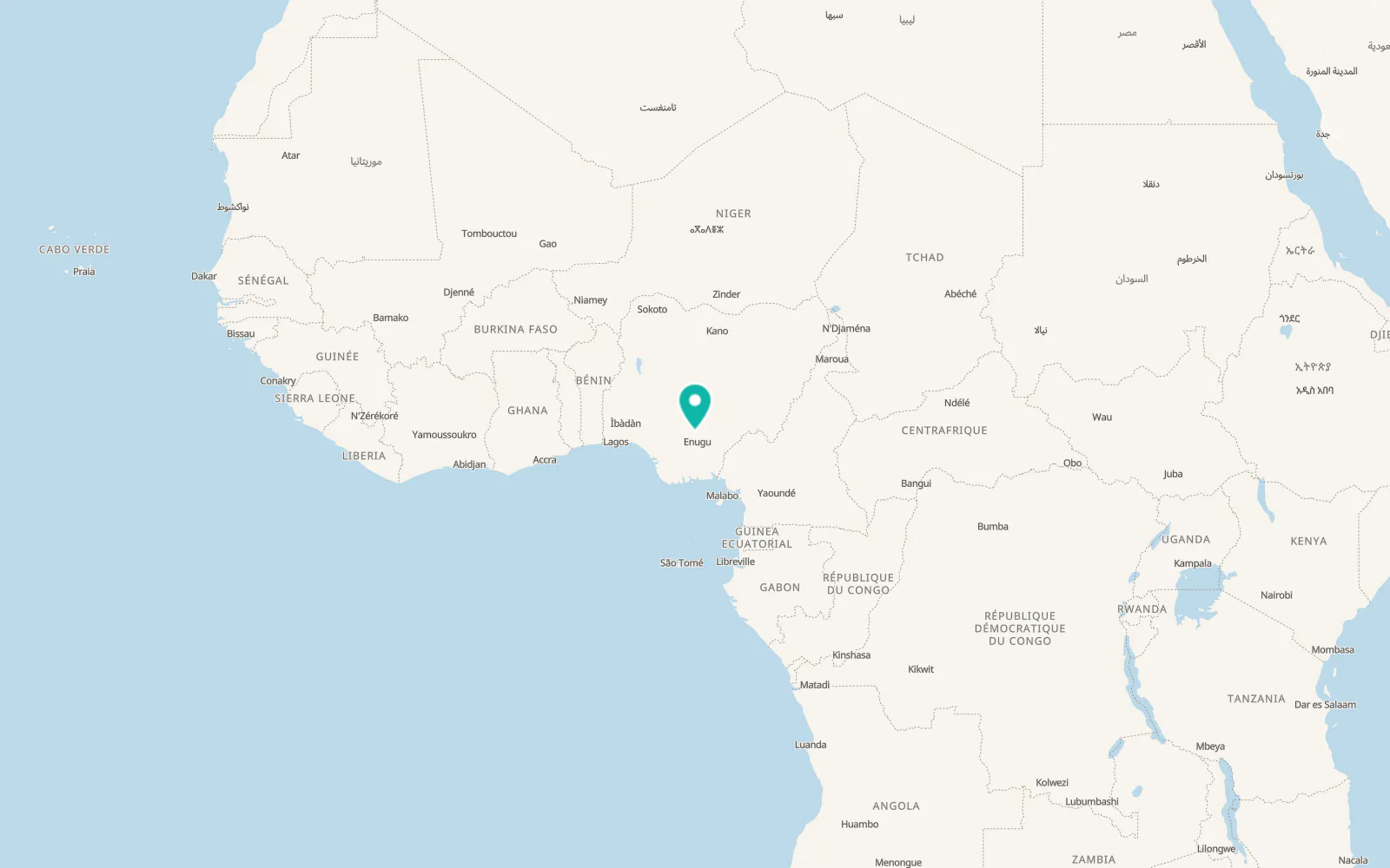 Map of Nsukka