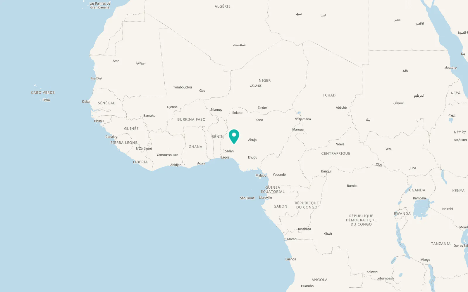Map of Offa