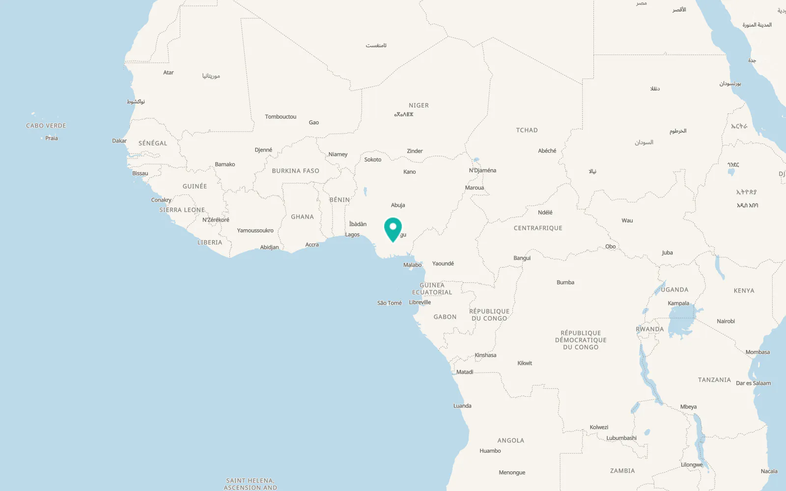 Map of Owerri