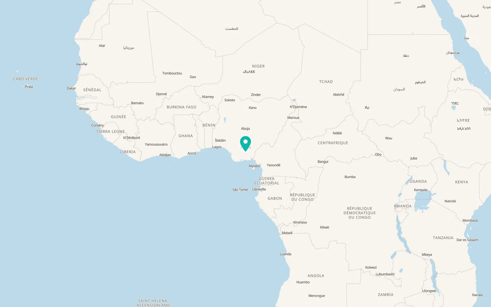 Map of Umuahia