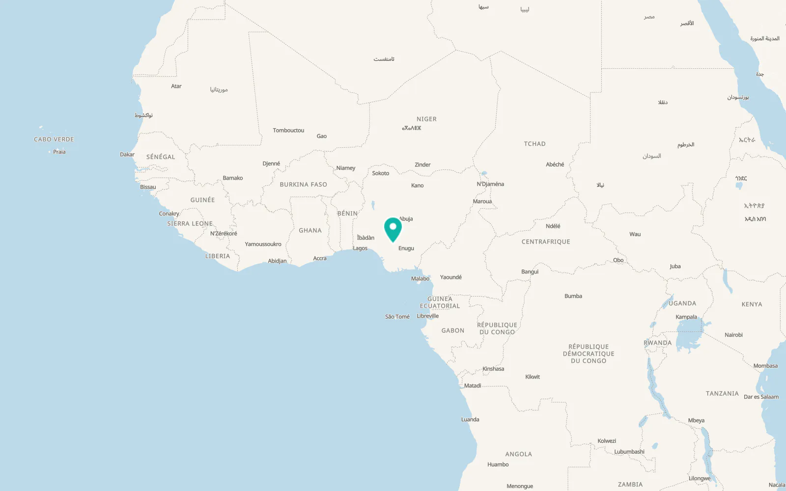 Map of Uromi