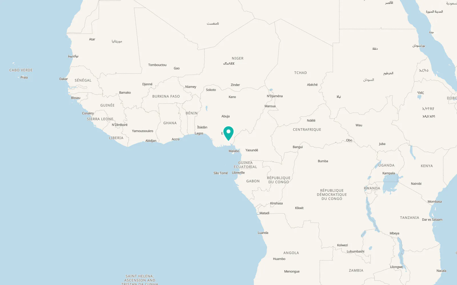 Map of Uyo