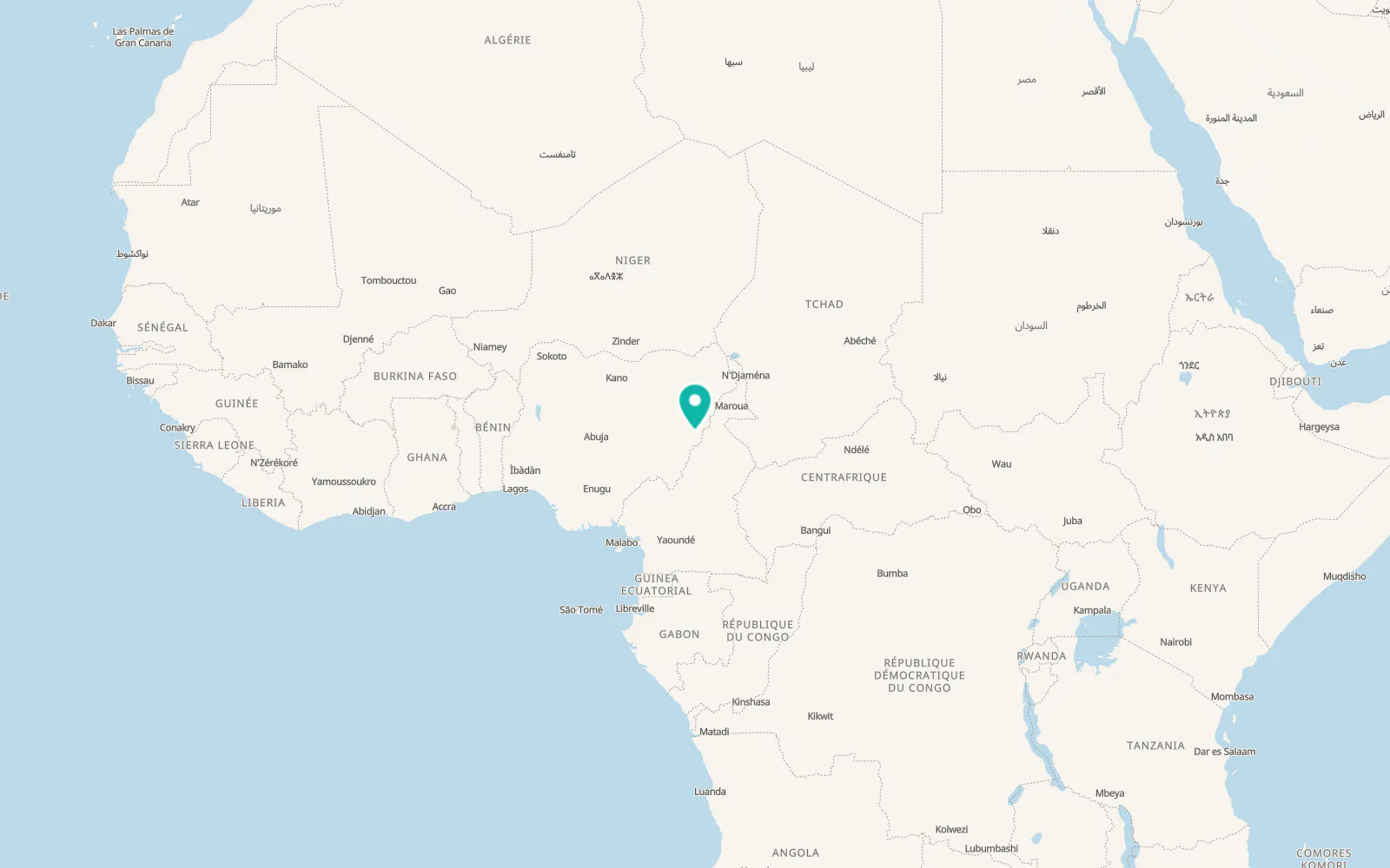 Map of Yola