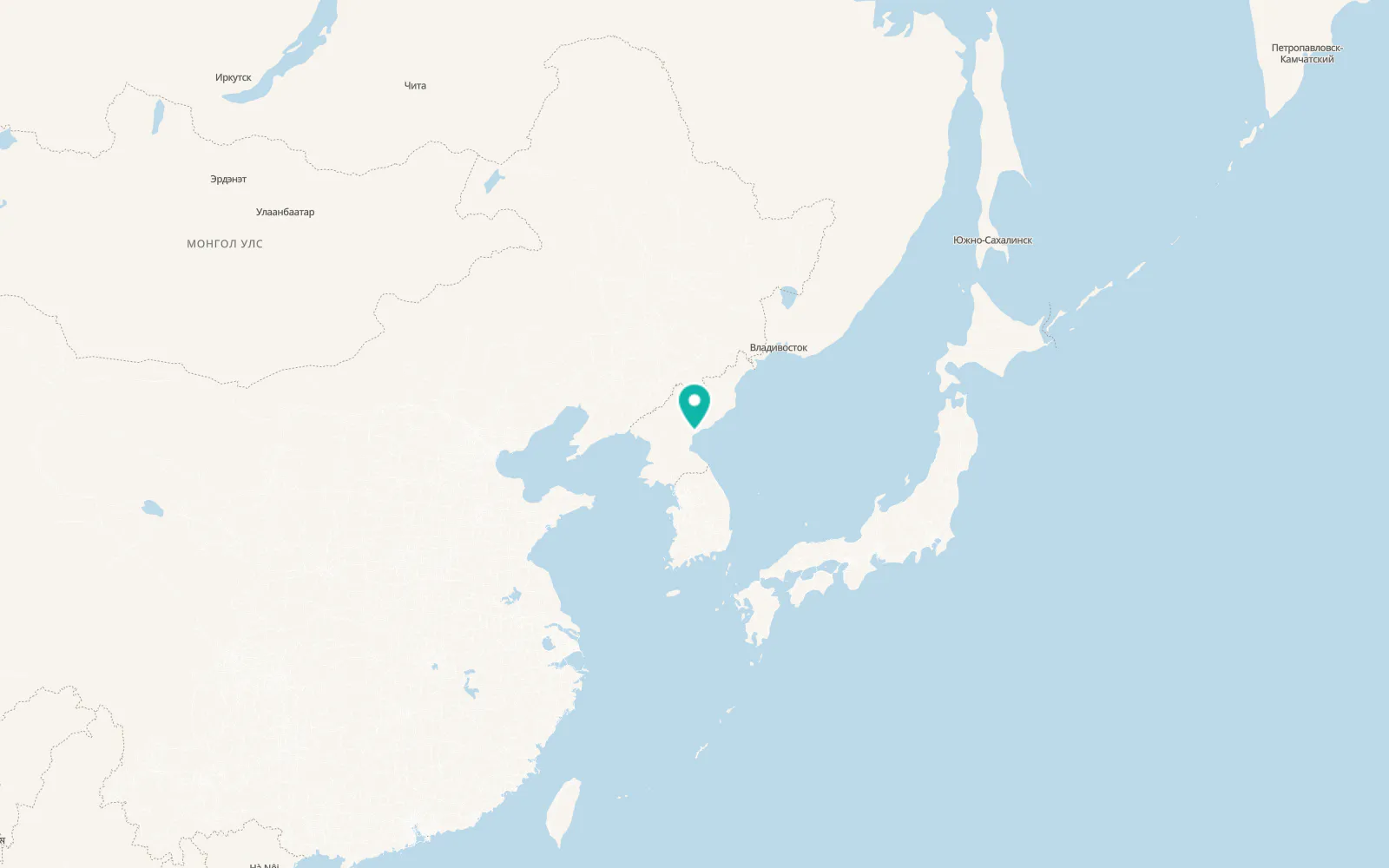 Map of Hŭngnam