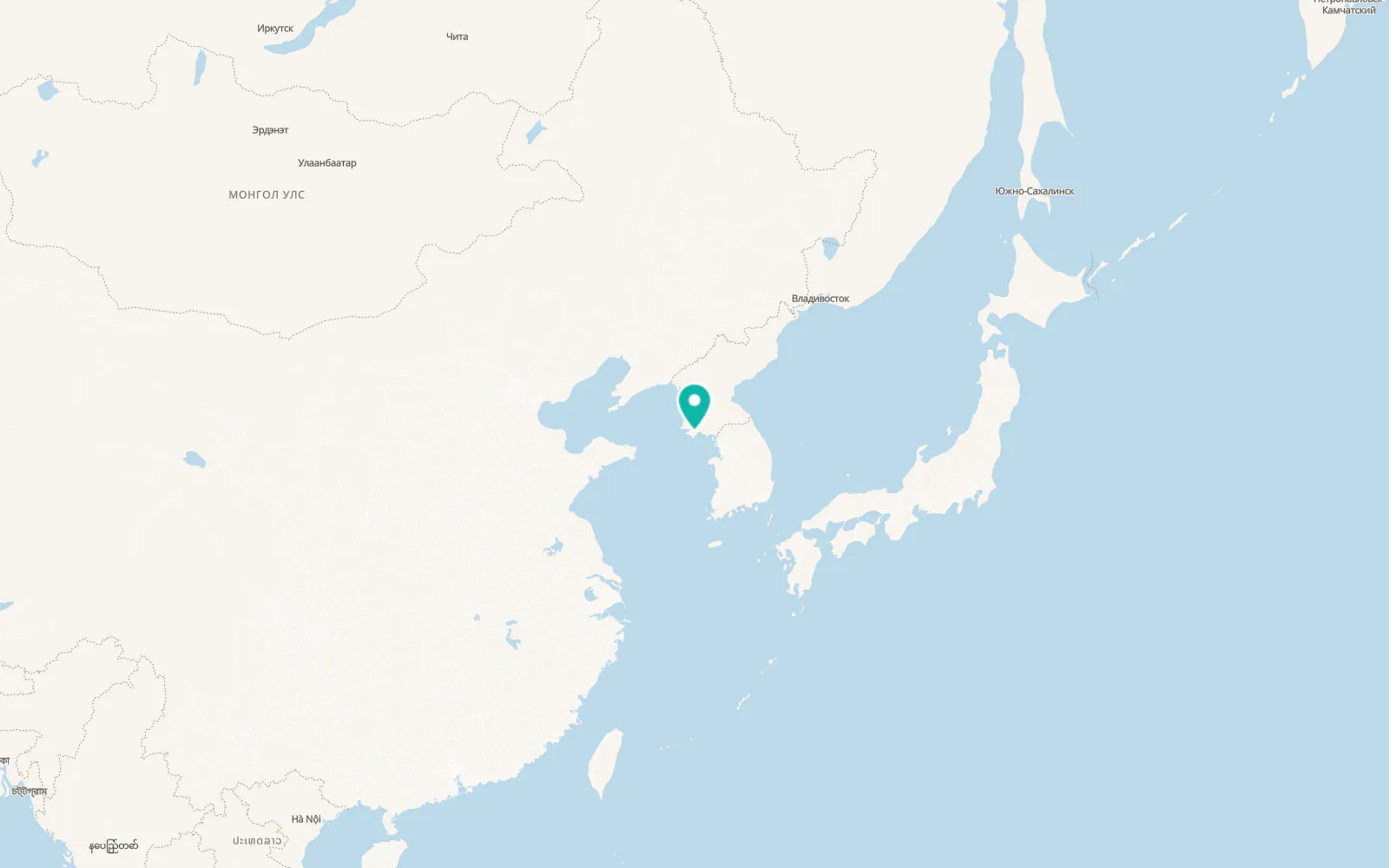 Map of Kangnyŏng