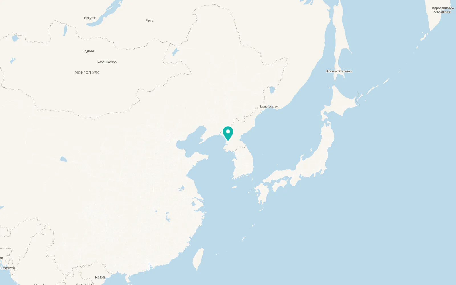 Map of Kangsŏn