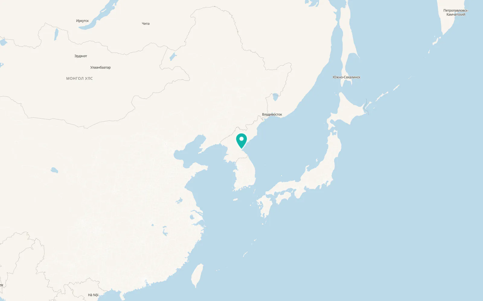 Map of Wŏnsan