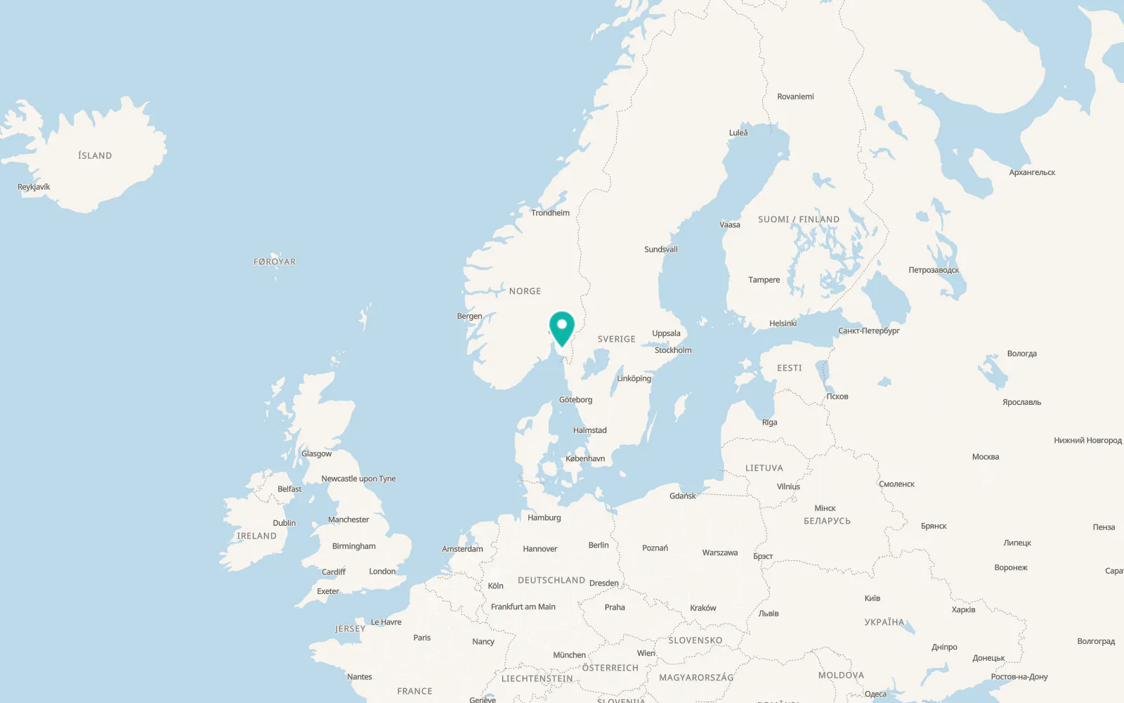 Map of Sarpsborg