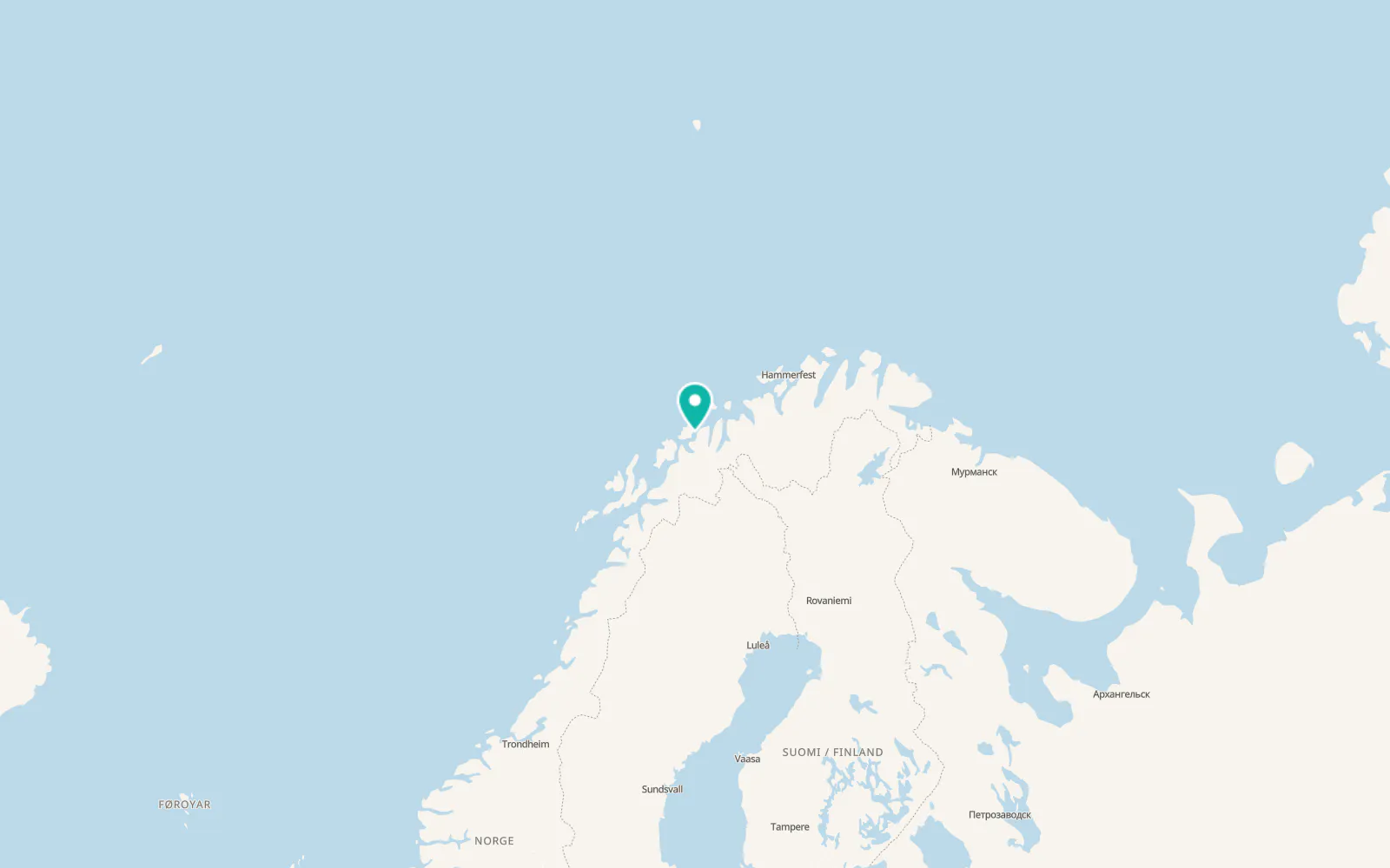 Map of Tromsø