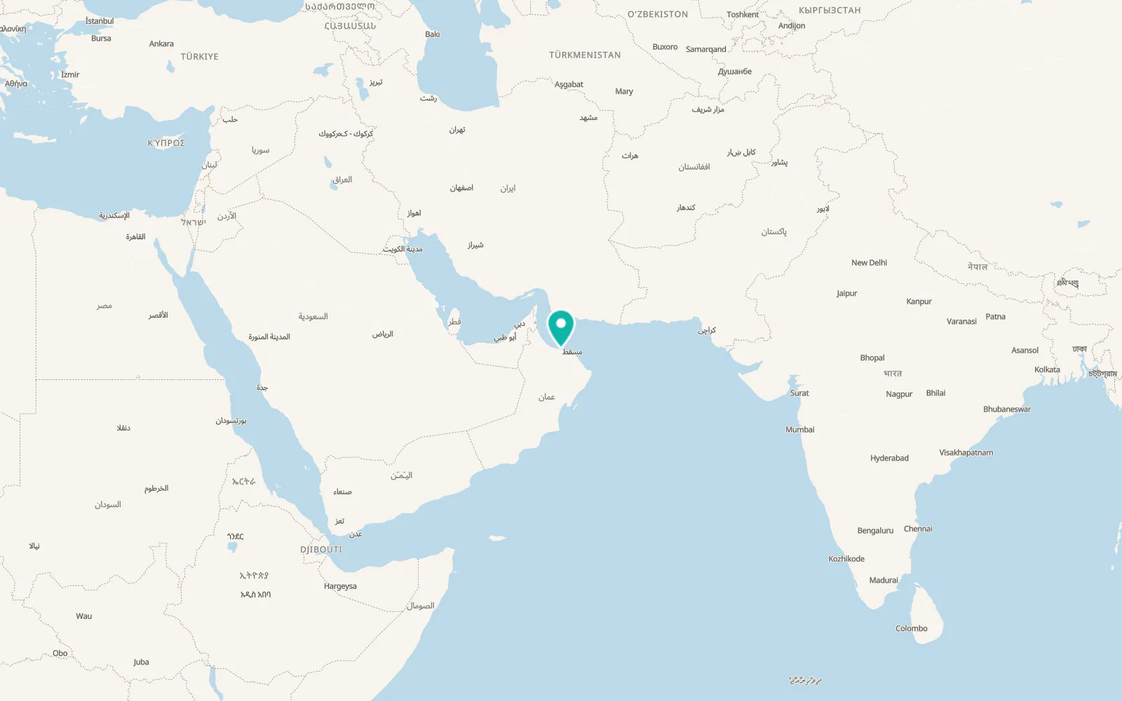 Map of Barkā’