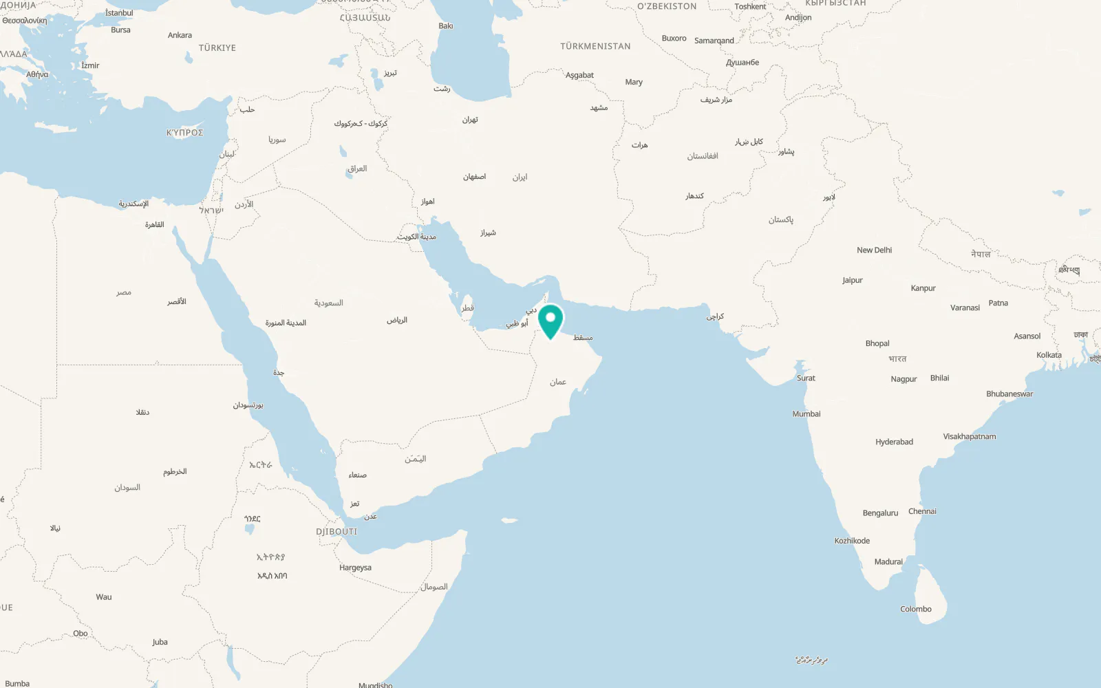 Map of ‘Ibrī