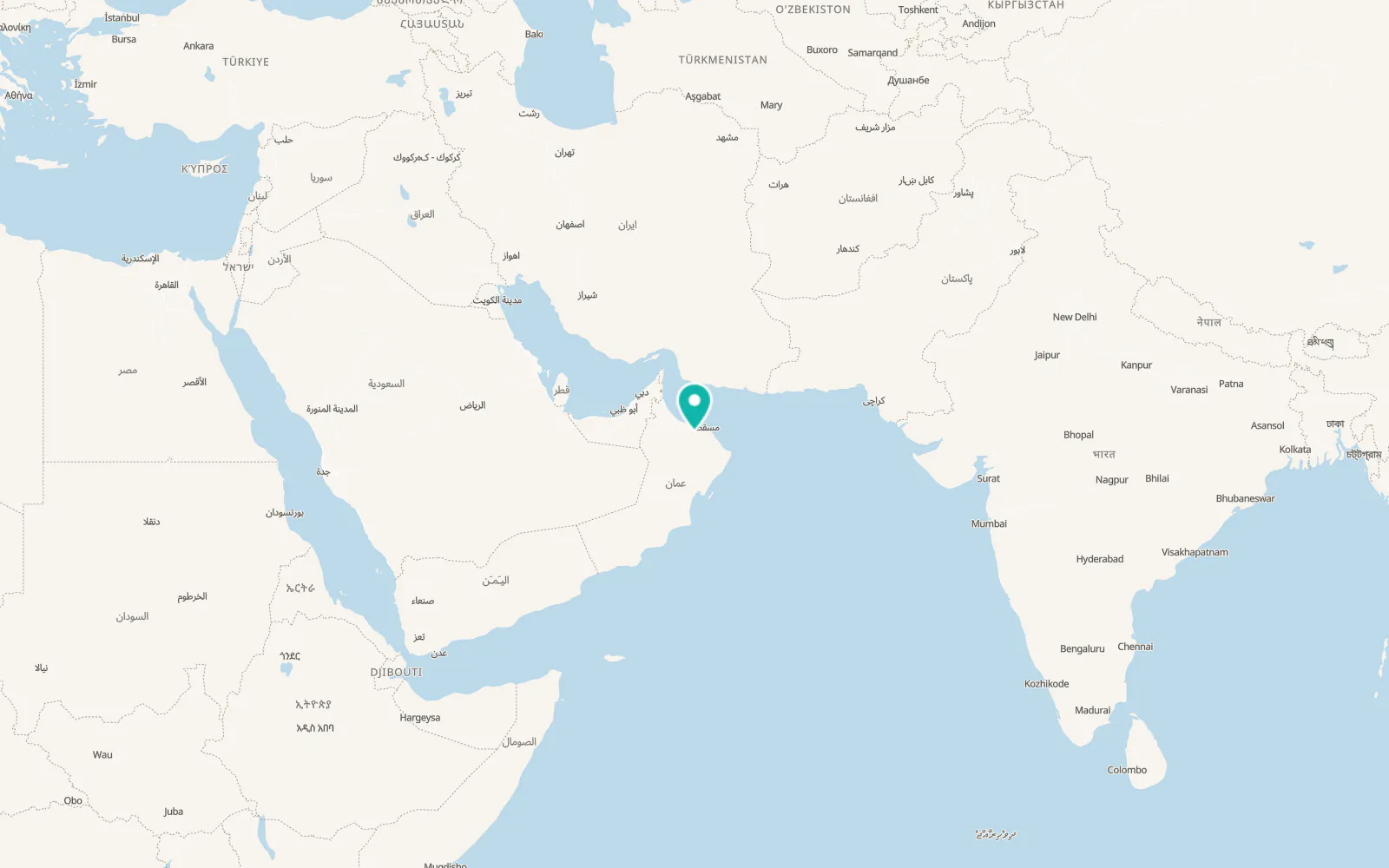 Map of Samā’il