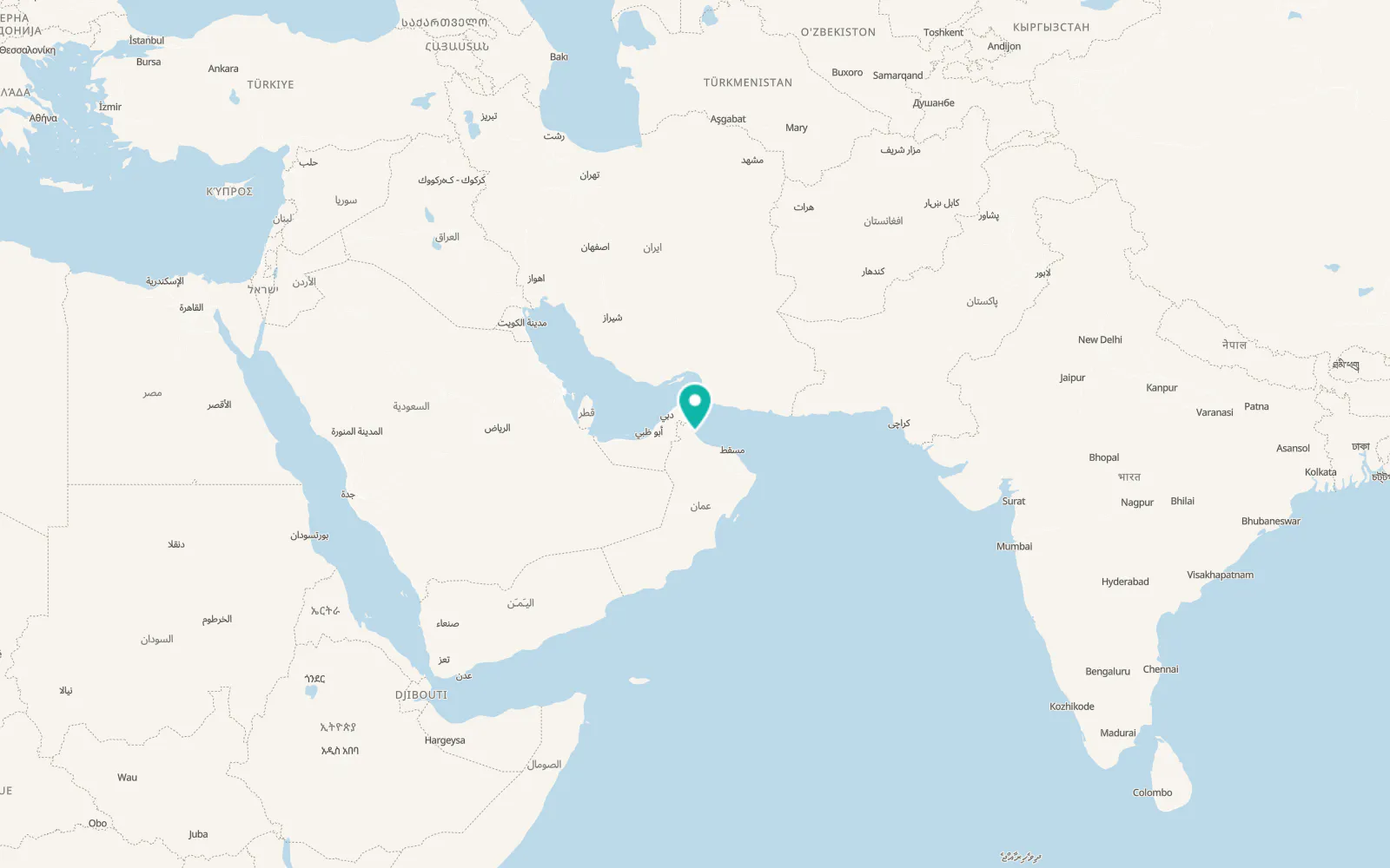 Map of Sohar