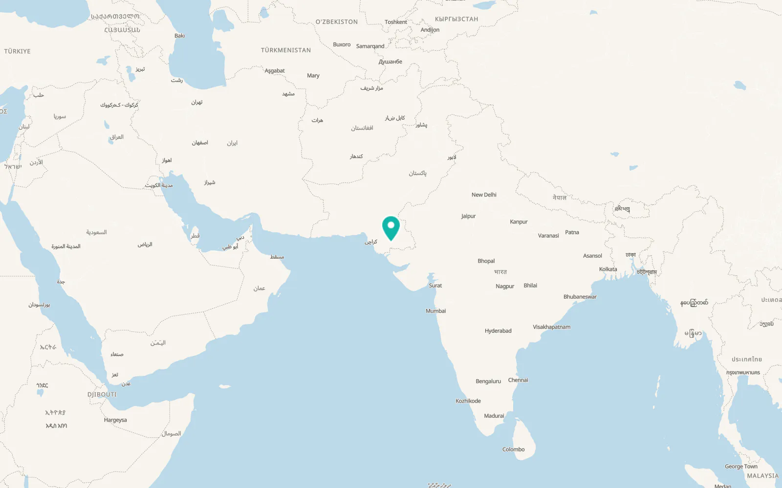 Map of Badin