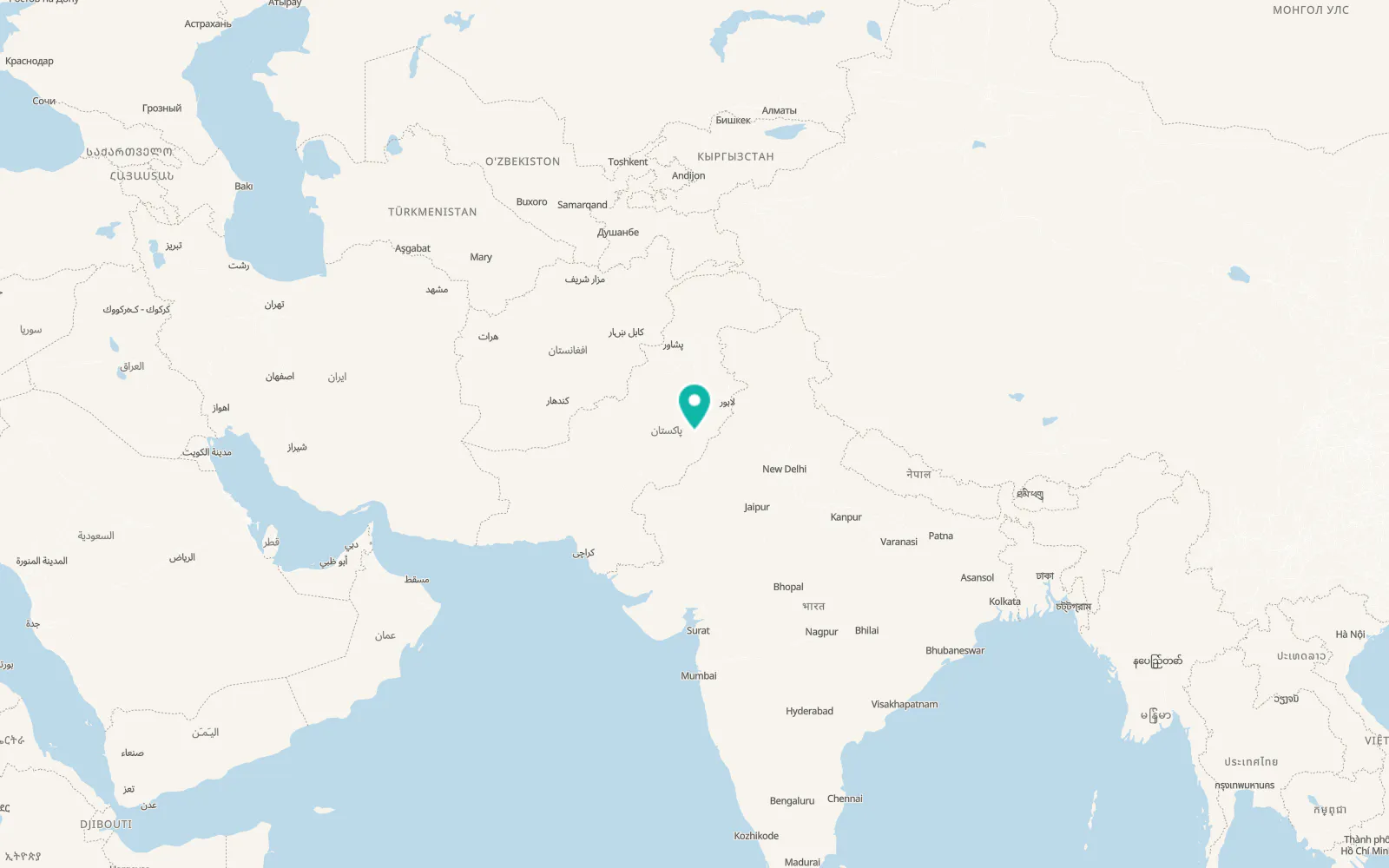 Map of Burewala