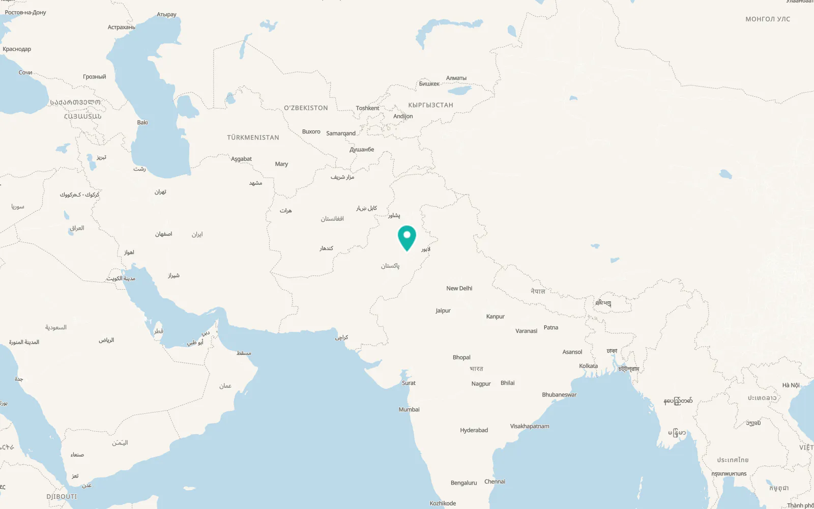 Map of Gojra