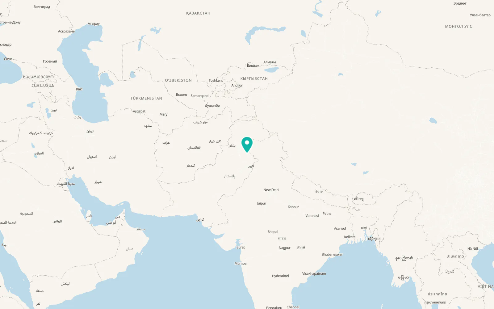 Map of Jhelum