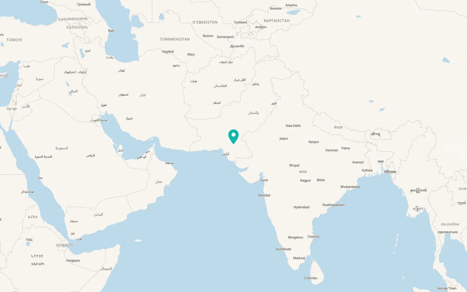 Map of Manjhand