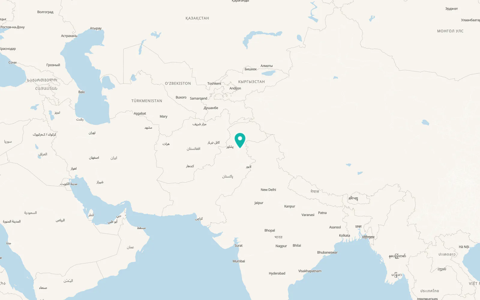 Map of Rawalpindi