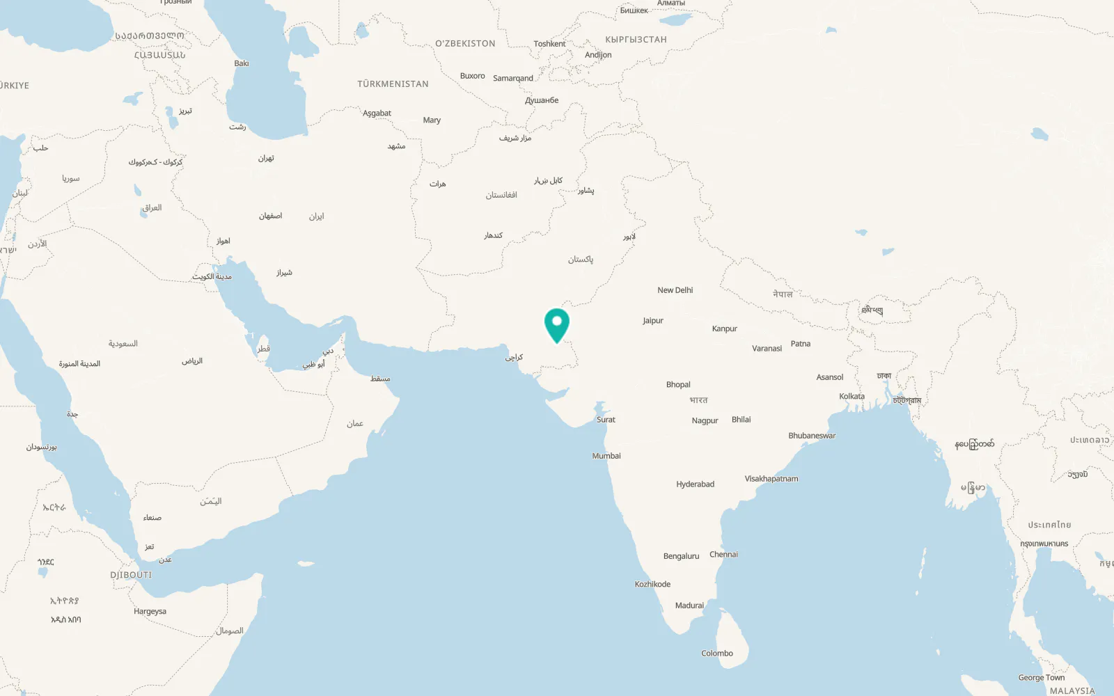 Map of Umarkot