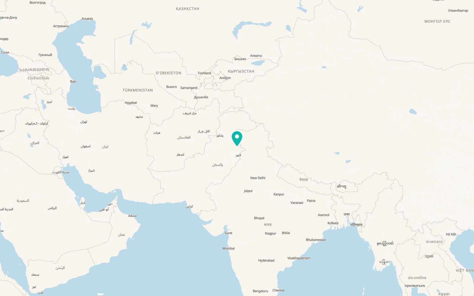 Map of Wazirabad