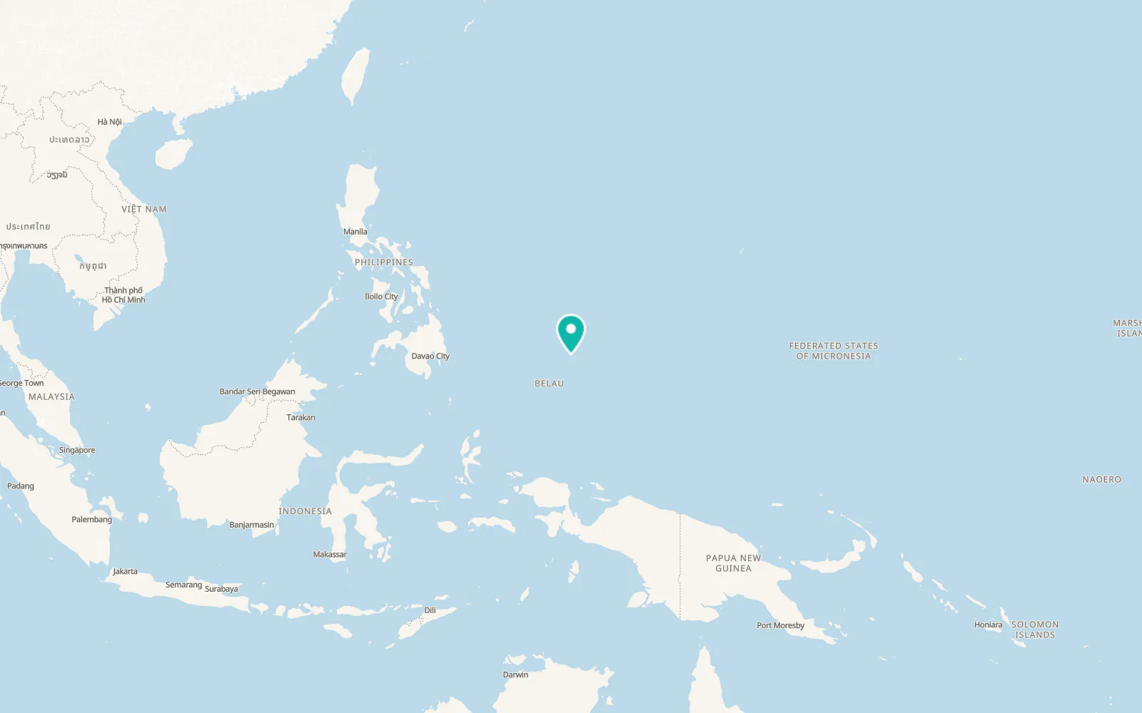 Map of Kloulklubed