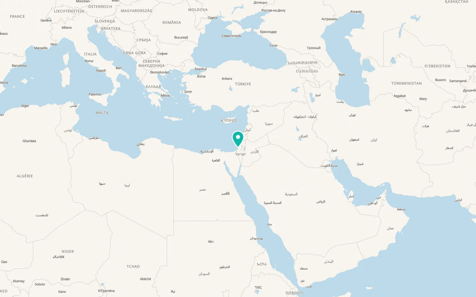 Map of Bayt Lāhyā