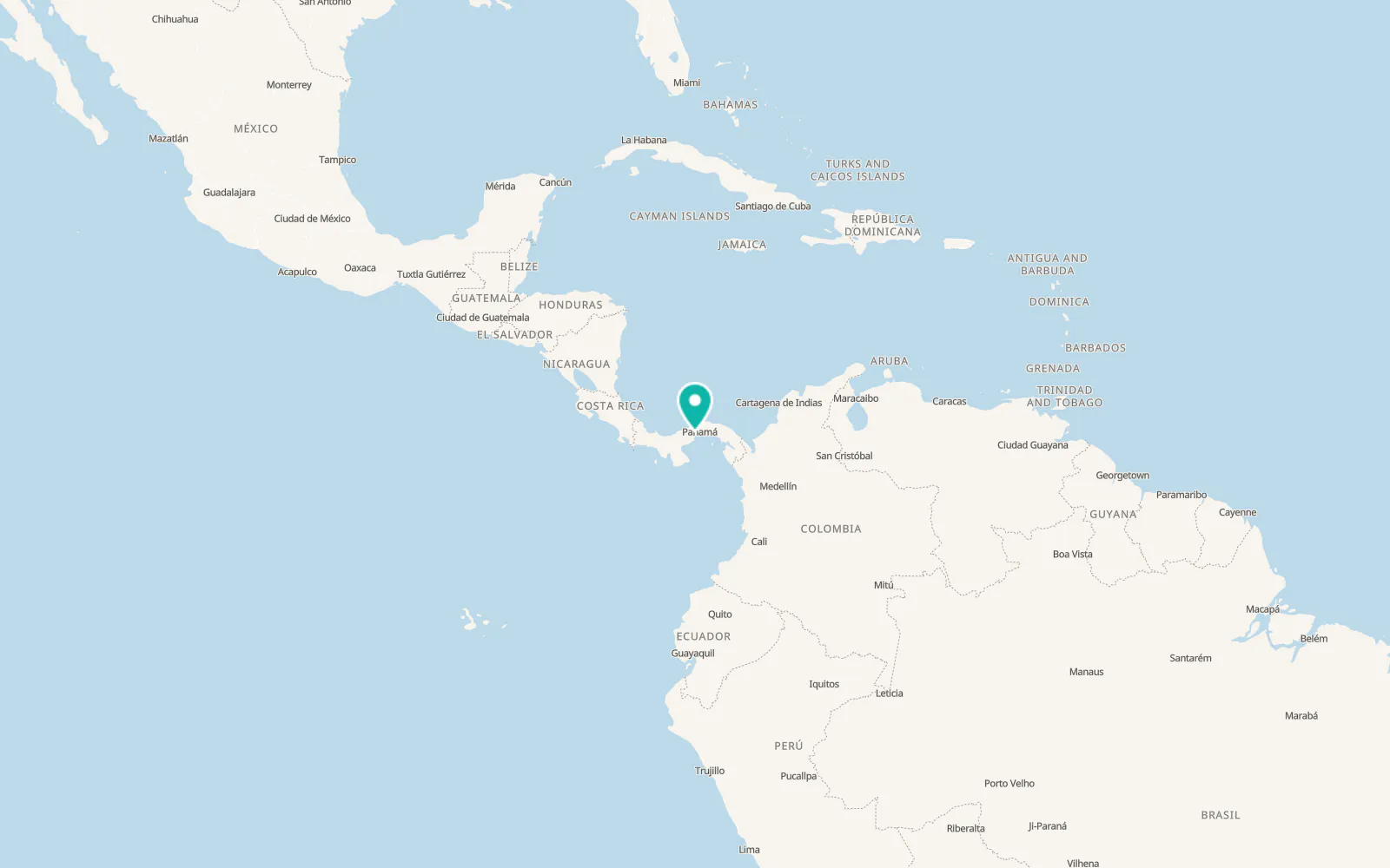 Map of La Chorrera